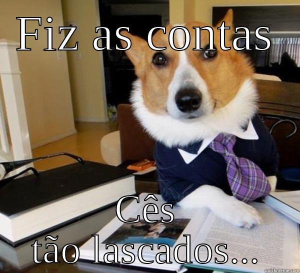 FIZ AS CONTAS CÊS TÃO LASCADOS... Lawyer Dog