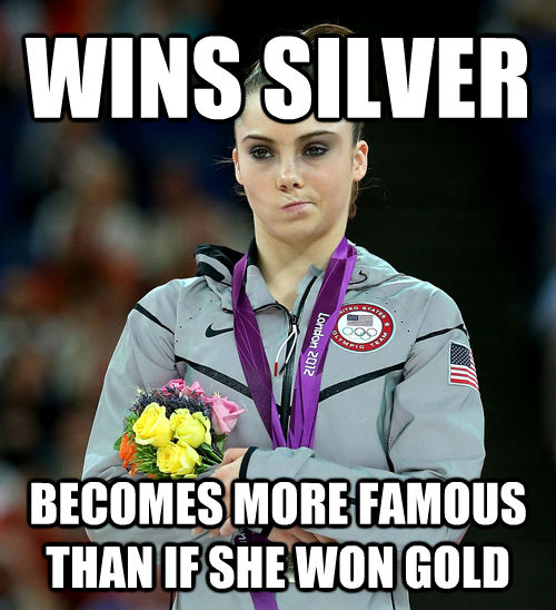 WINS SILVER BECOMES MORE FAMOUS THAN IF SHE WON GOLD  McKayla Not Impressed