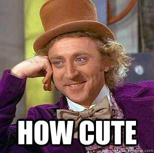  HOW CUTE  Condescending Wonka