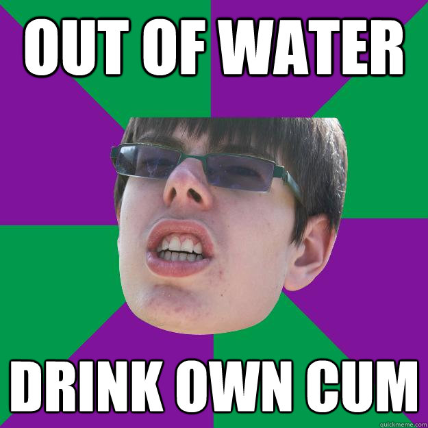 Out of water drink own cum - Out of water drink own cum  Cakester