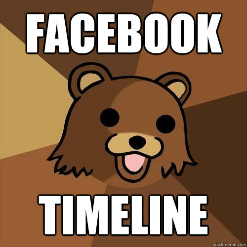 facebook timeline  Pedobear