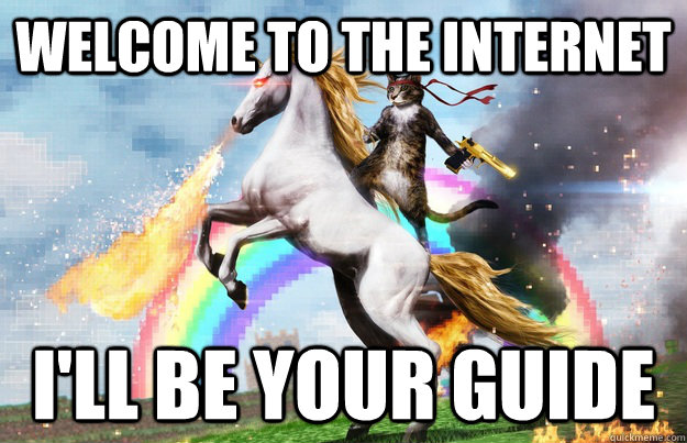 Welcome to the internet I'll be your guide - Welcome to the internet I'll be your guide  Misc