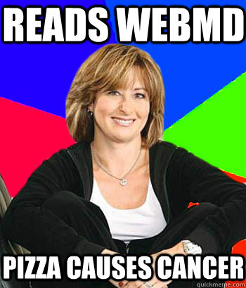 reads webmd pizza causes cancer  Sheltering Suburban Mom