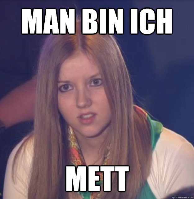 man bin ich  mett  scumbag gameshow helper