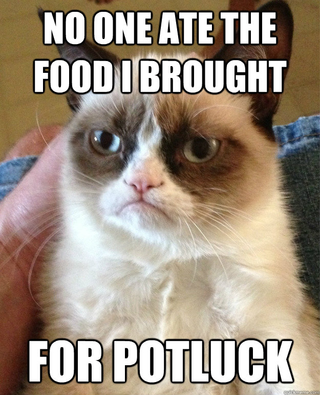 No one ate the food I brought for potluck - No one ate the food I brought for potluck  Misc