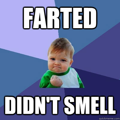 farted  didn't smell   Success Kid