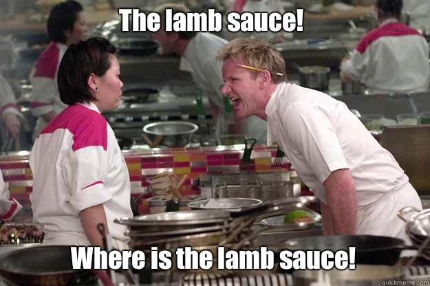 Where is the lamb sauce! The lamb sauce! - Where is the lamb sauce! The lamb sauce!  Misc