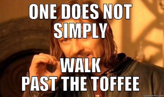 ONE DOES NOT SIMPLY WALK PAST THE TOFFEE Boromir