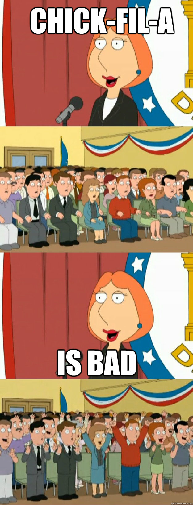 Chick-fil-a is bad - Chick-fil-a is bad  Lois Griffin