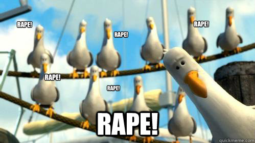 rape! rape! rape! rape! rape! rape!  Finding Nemo Seagulls