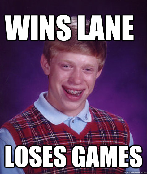 Wins lane Loses games  