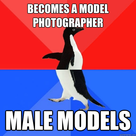 becomes a model photographer Male models - becomes a model photographer Male models  Socially Awksome Penguin