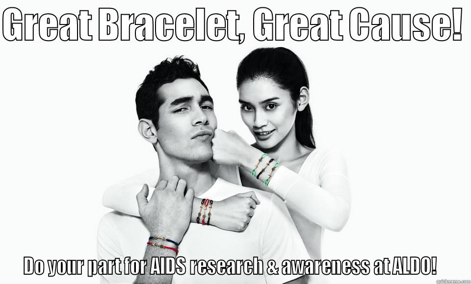 Aldo FriendsFight - GREAT BRACELET, GREAT CAUSE!  DO YOUR PART FOR AIDS RESEARCH & AWARENESS AT ALDO! #FRIENDSFIGHT  Misc