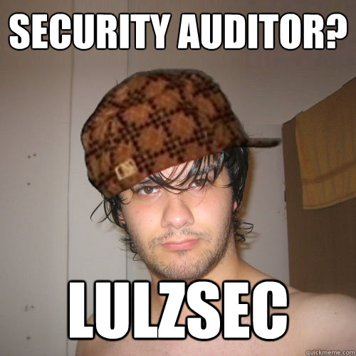 Security Auditor? lulzSec  Scumbag Tux