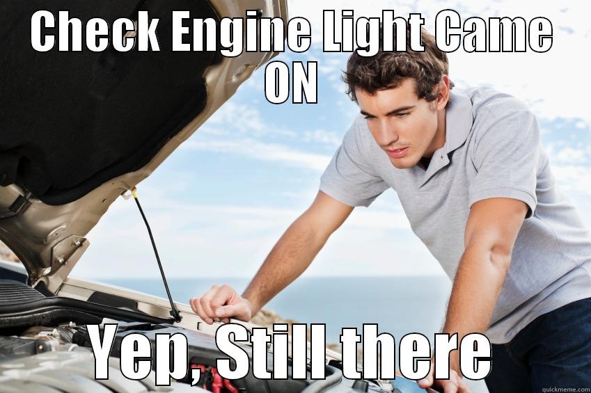 CHECK ENGINE LIGHT CAME ON YEP, STILL THERE Misc