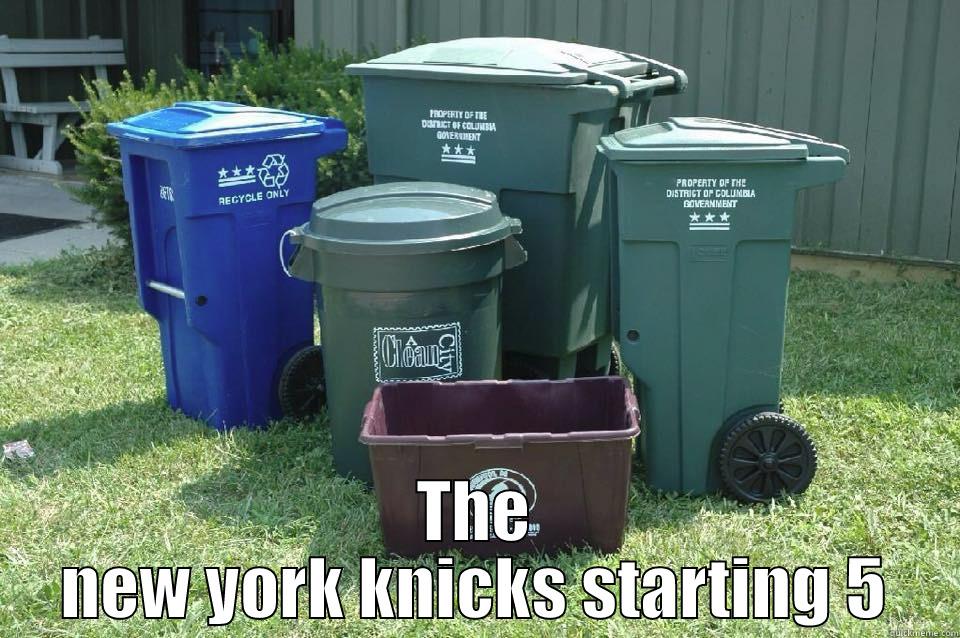  THE NEW YORK KNICKS STARTING 5 Misc