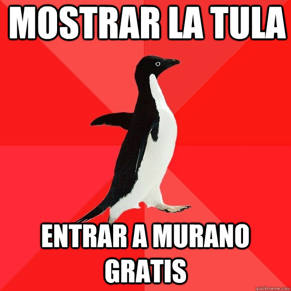 mostrar la tula entrar a murano gratis  Socially Awesome Penguin