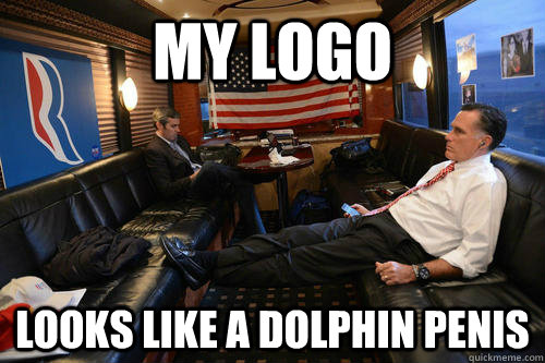 MY LOGO LOOKS LIKE A DOLPHIN PENIS  Sudden Realization Romney