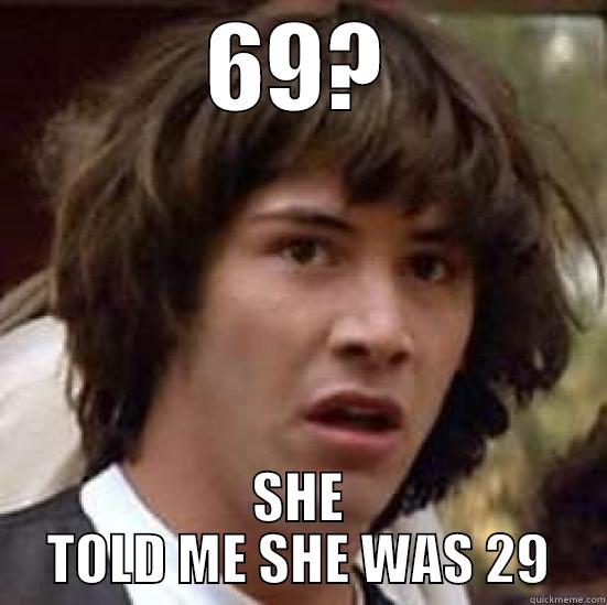 Mom's Real Age - 69? SHE TOLD ME SHE WAS 29 conspiracy keanu