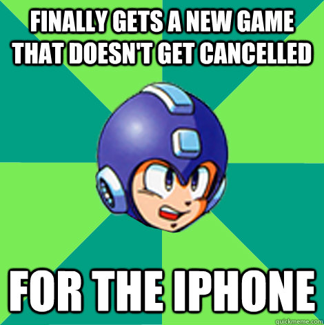 finally gets a new game that doesn't get cancelled for the iphone  