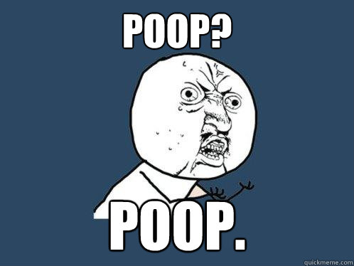 poop? poop.  Y U No