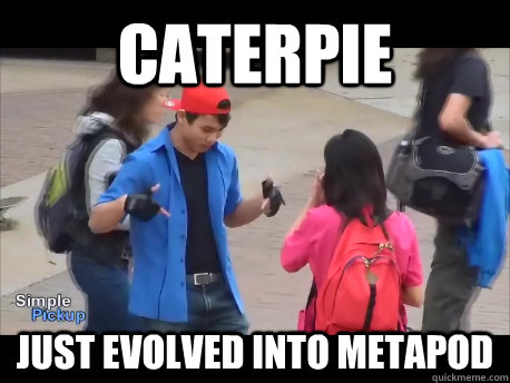 Caterpie just evolved into metapod - Caterpie just evolved into metapod  Poke Player