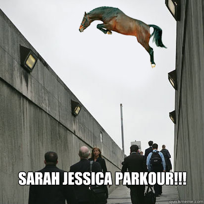 sarah Jessica Parkour!!!  Sarah Jessica Parkour