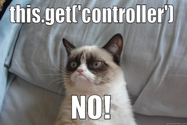 THIS.GET('CONTROLLER') NO! Grumpy Cat