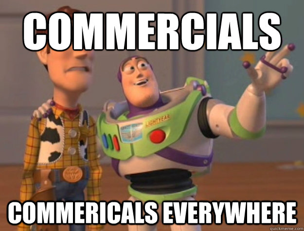 Commercials Commericals everywhere   Buzz Lightyear