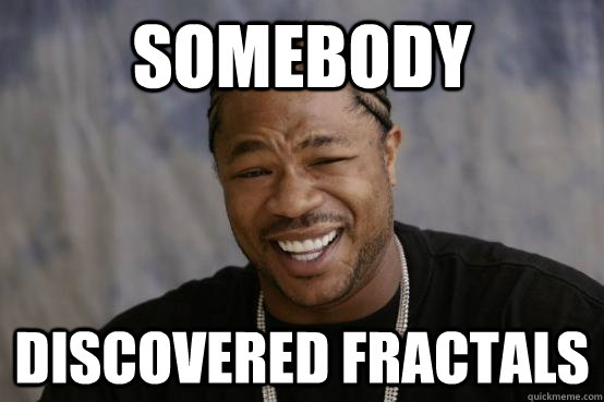 somebody discovered fractals  - somebody discovered fractals   YO DAWG