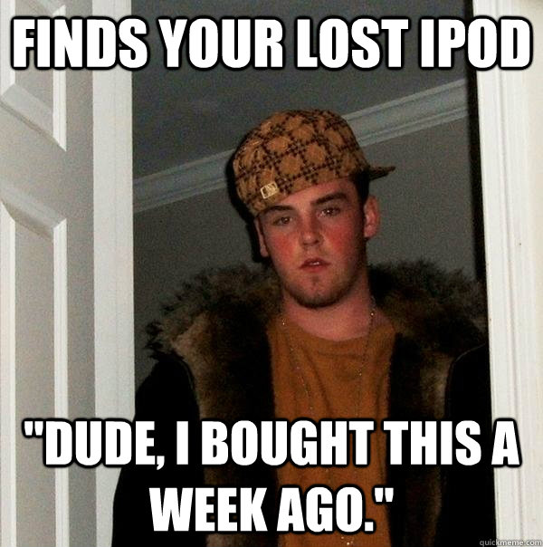 Finds your lost ipod 