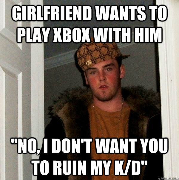 Girlfriend wants to play xbox with him 