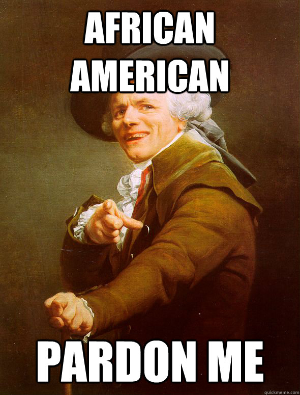 African American Pardon Me   Joseph Ducreux