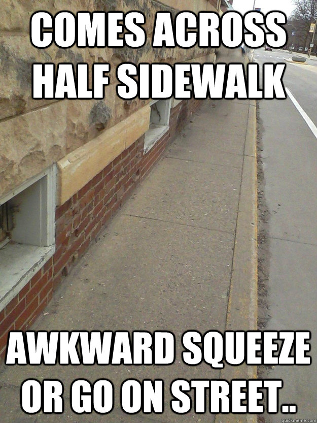 Idaho Parking:  Don't Get Stuck in a Sidewalk Squeeze!