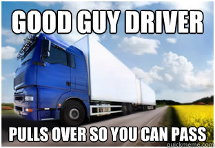 Good Guy Driver Pulls Over So You Can Pass  