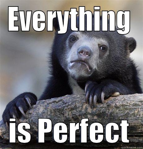 EVERYTHING IS PERFECT Confession Bear