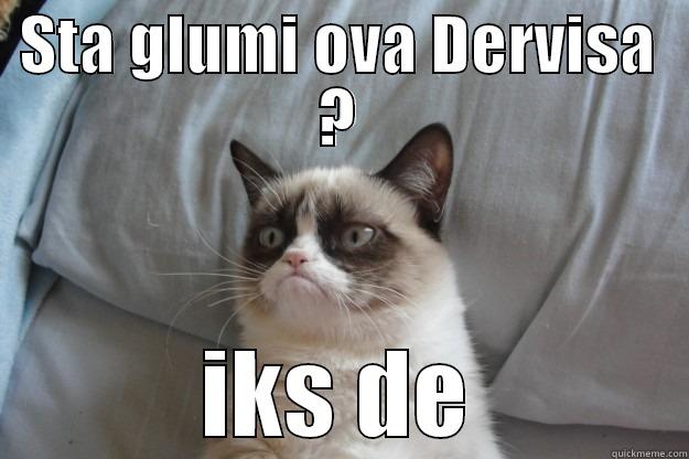 dervisica :)) :)  - STA GLUMI OVA DERVISA ? IKS DE Grumpy Cat