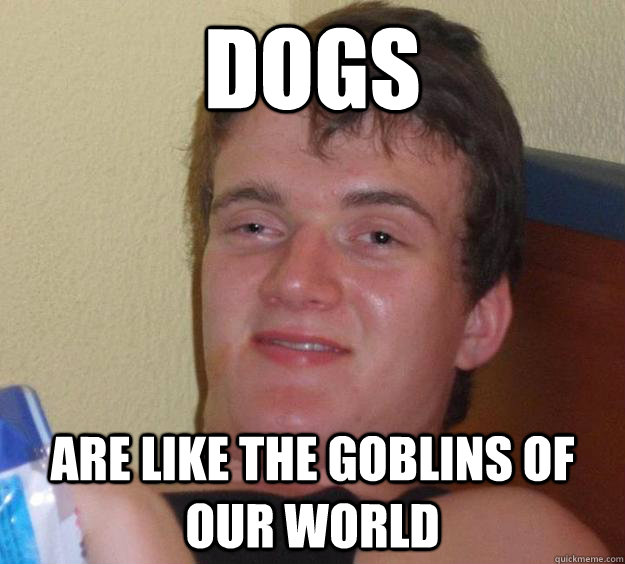 Dogs Are like the goblins of our world - Dogs Are like the goblins of our world  10 Guy