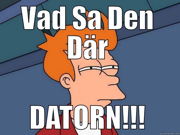 VAD SA DEN DÄR DATORN!!! Futurama Fry