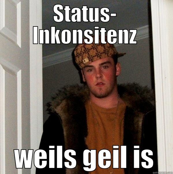 Soziologie in use - STATUS- INKONSITENZ WEILS GEIL IS Scumbag Steve