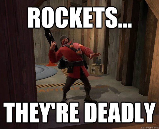 Rockets... They're Deadly  TF2 Soldier