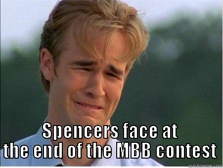  SPENCERS FACE AT THE END OF THE MBB CONTEST 1990s Problems