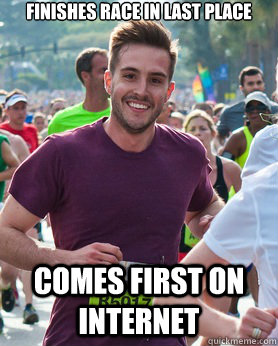 finishes race in last place comes first on internet - finishes race in last place comes first on internet  Ridiculously photogenic guy