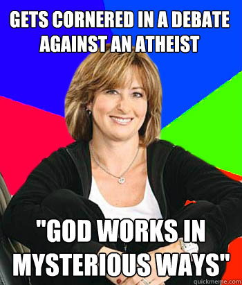 Gets cornered in a debate against an Atheist 