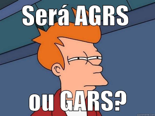 SERÁ AGRS  OU GARS? Futurama Fry