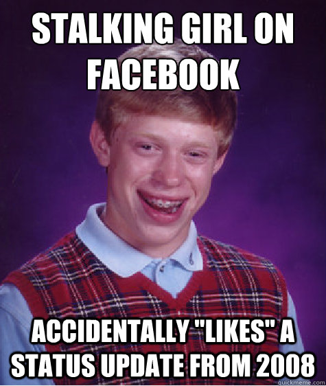 Stalking girl on Facebook Accidentally 