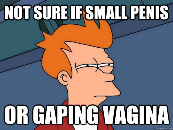 Not sure if small penis Or gaping vagina - Not sure if small penis Or gaping vagina  Futurama Fry