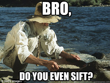 bro, do you even sift? - bro, do you even sift?  Misc