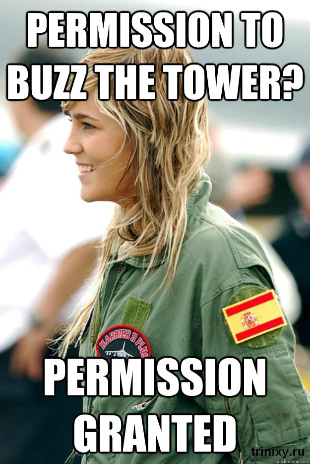 Permission to buzz the tower? Permission Granted - Permission to buzz the tower? Permission Granted  Misc