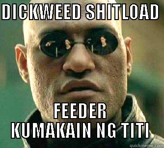 DICKWEED SHITLOAD  FEEDER KUMAKAIN NG TITI Matrix Morpheus